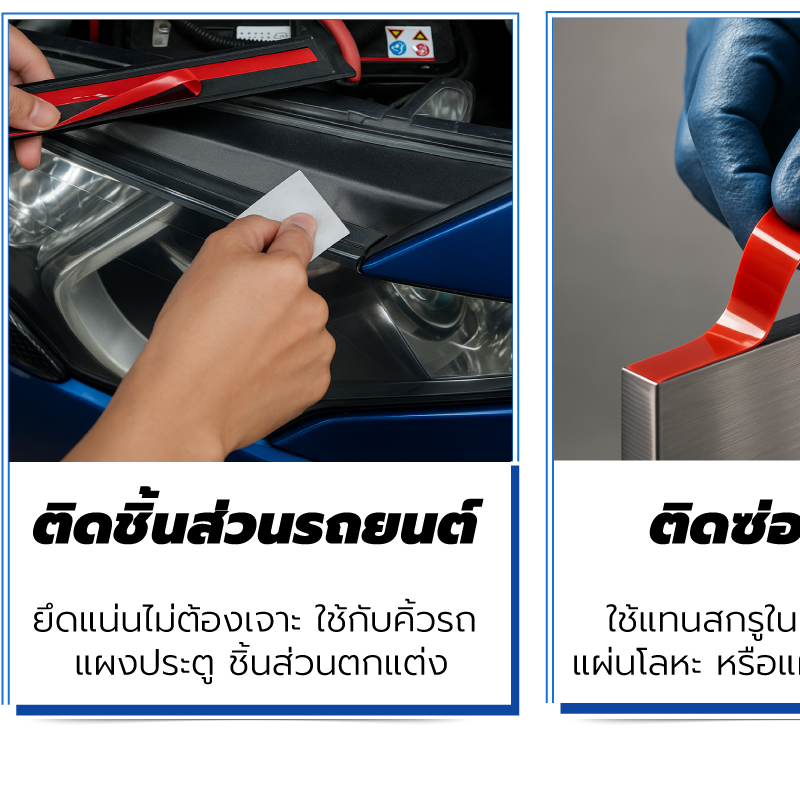 เทปกาวติดชิ้นส่วนรถยนต์
